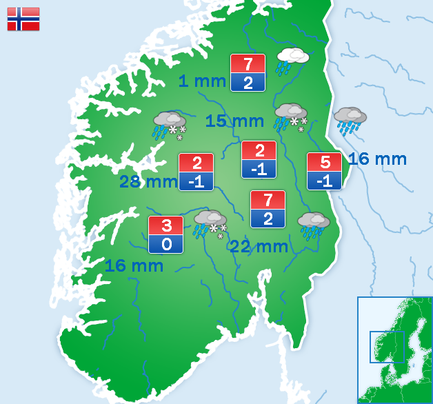 Weersverwachting voor zaterdag Weersverwachting voor zaterdag